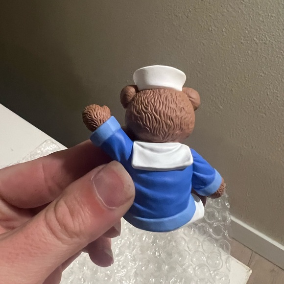 Vintage Hallmark Keepsake 1998 Grandson Christmas Ornament Sailor Teddy Bear - Picture 5 of 7